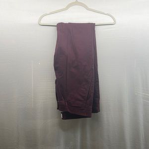 Mens Burgundy chino